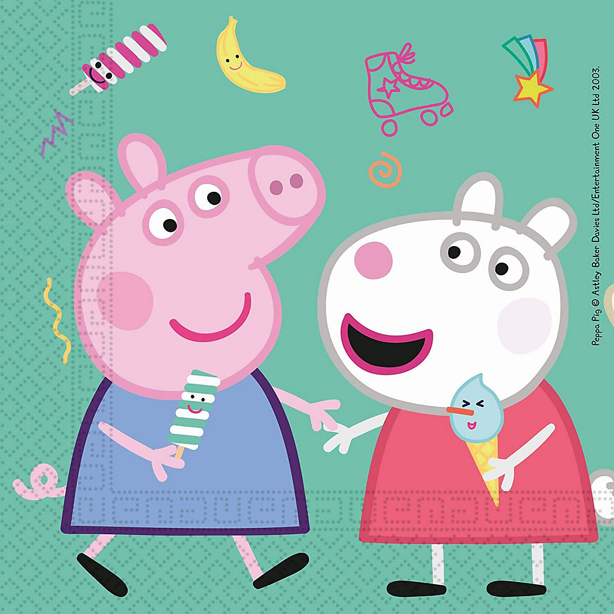 Kinderparty-Set Peppa Wutz - Kindergeburtstags-Set II (43-teilig)