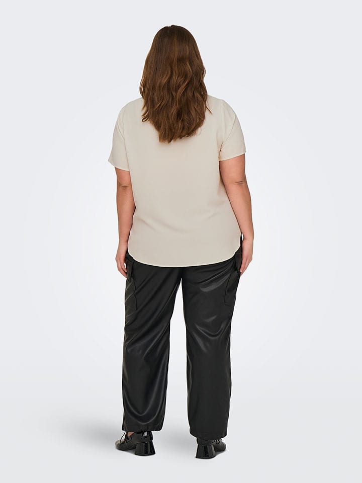 ONLY Carmakoma Bluse in Creme günstig kaufen