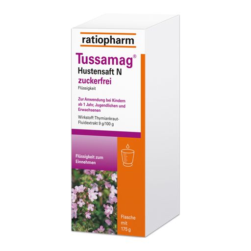 TUSSAMAG Hustensaft N zuckerfrei  175 g  Flüssigkeit zum Einnehmen