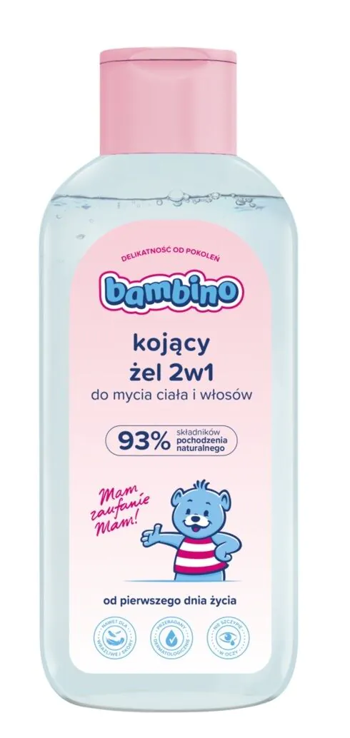 Bambino raminamasis kūno ir plaukų prausimosi gelis 2 viename