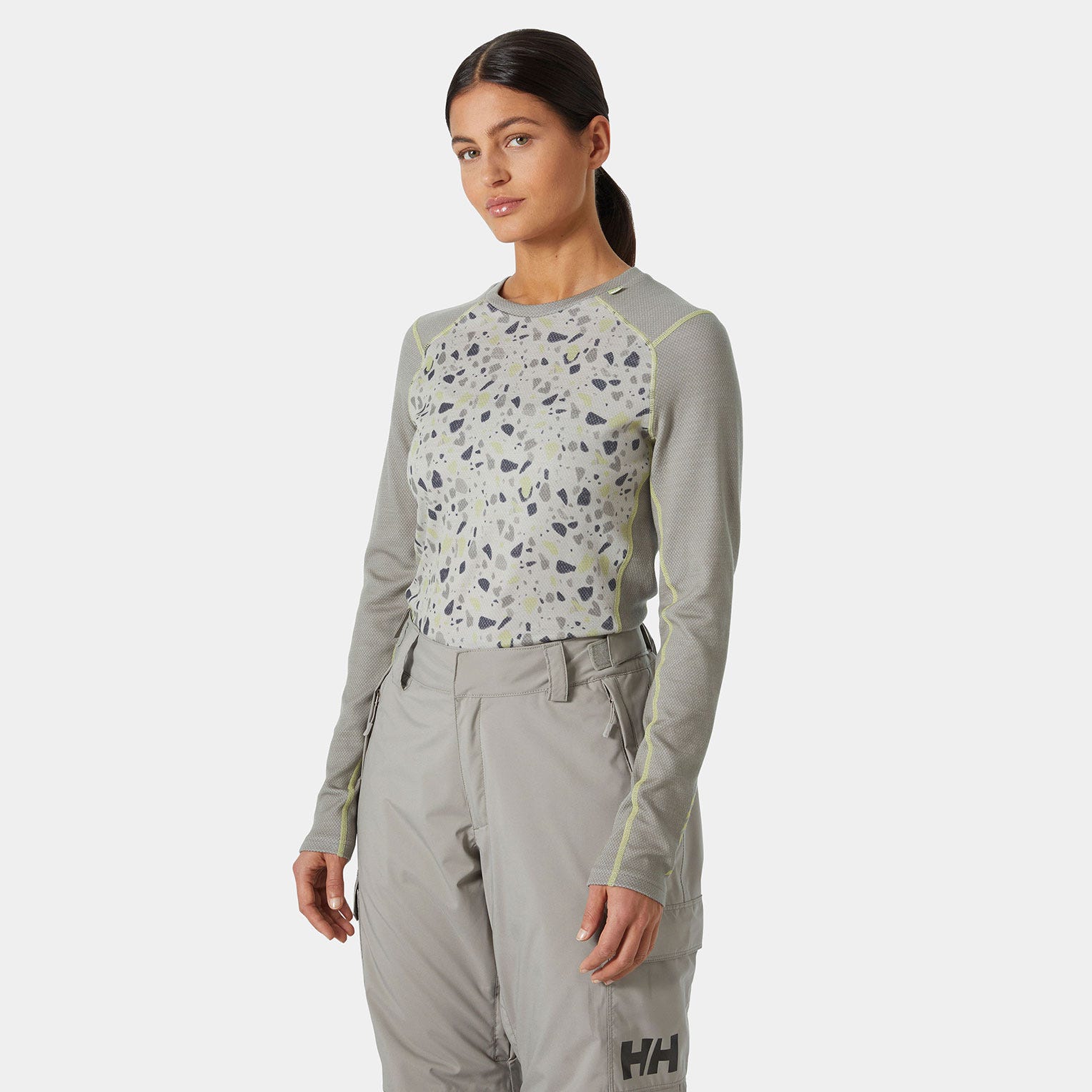 Women’s LIFA® Merino Midweight Graphic Long-Sleeve Crew Base Layer