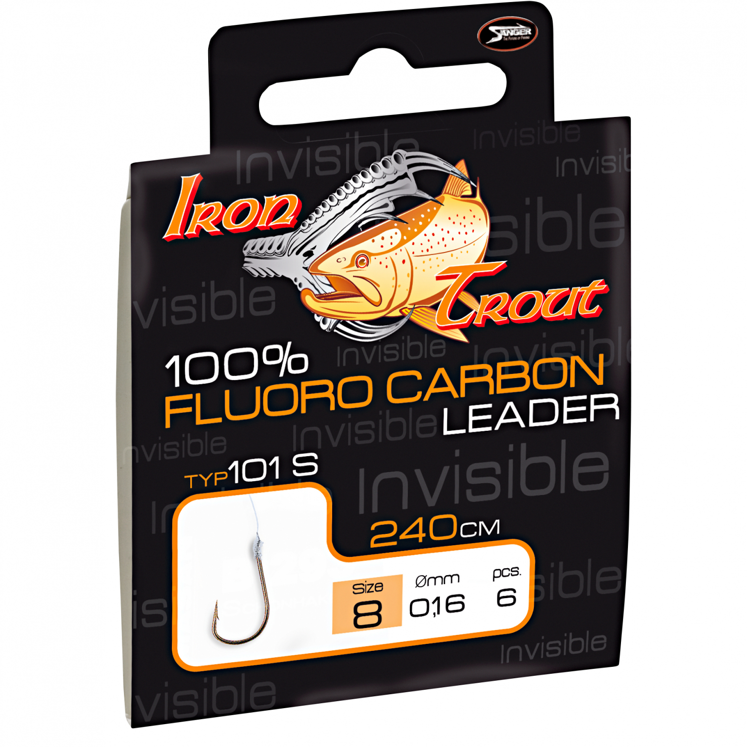 Iron Trout Vorfach Fluoro Carbon Leader (101 S)
