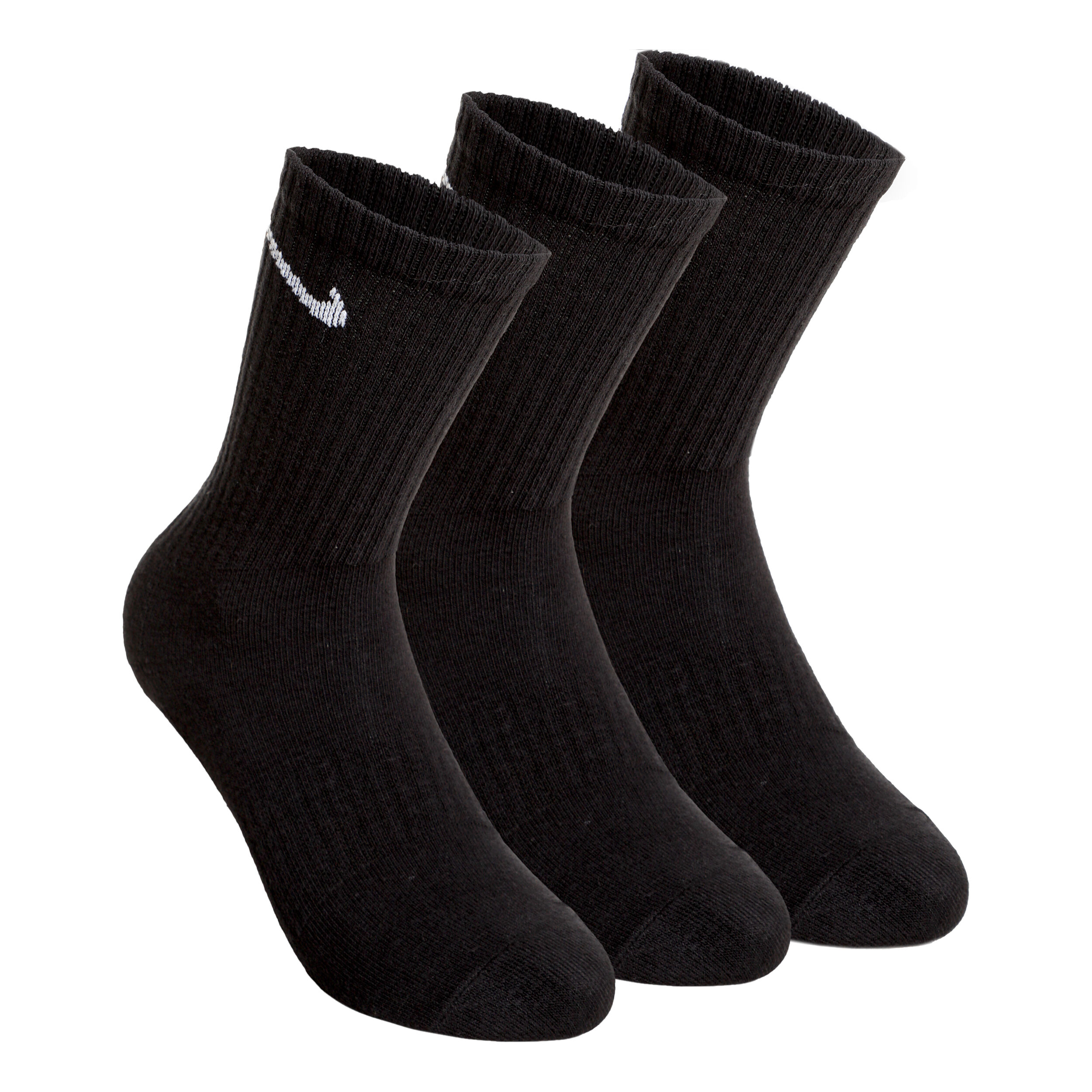 Everyday Cush Crew Sportsocken 3er Pack - Schwarz