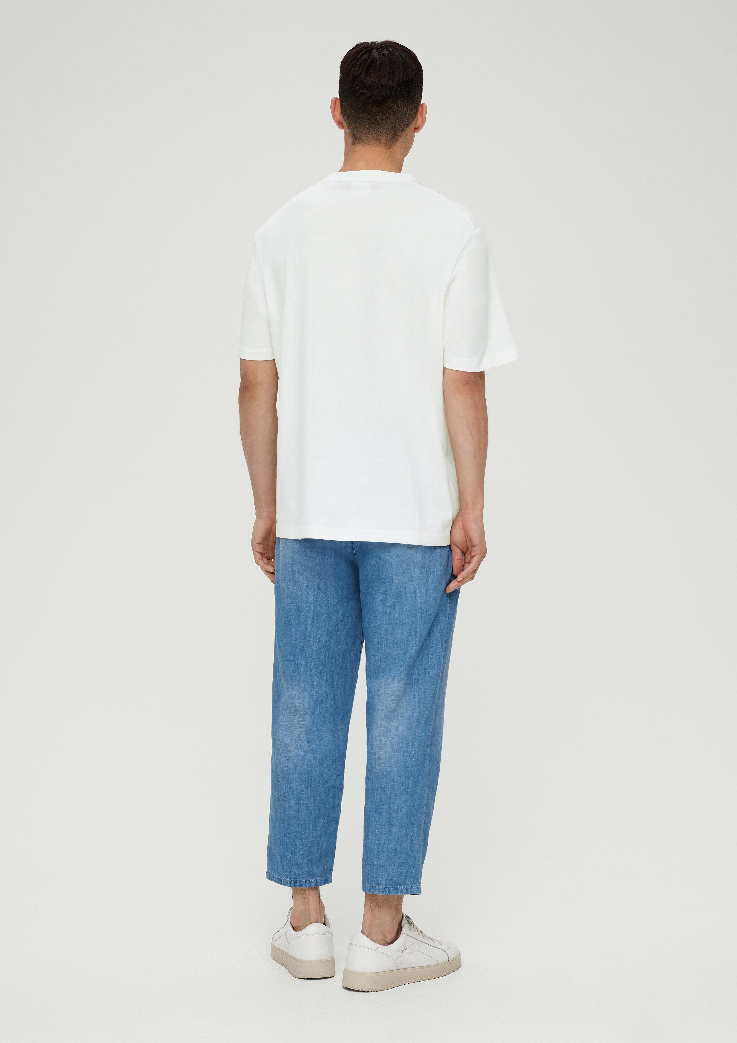 Baumwollshirt mit Frontprint  2131371-01D2