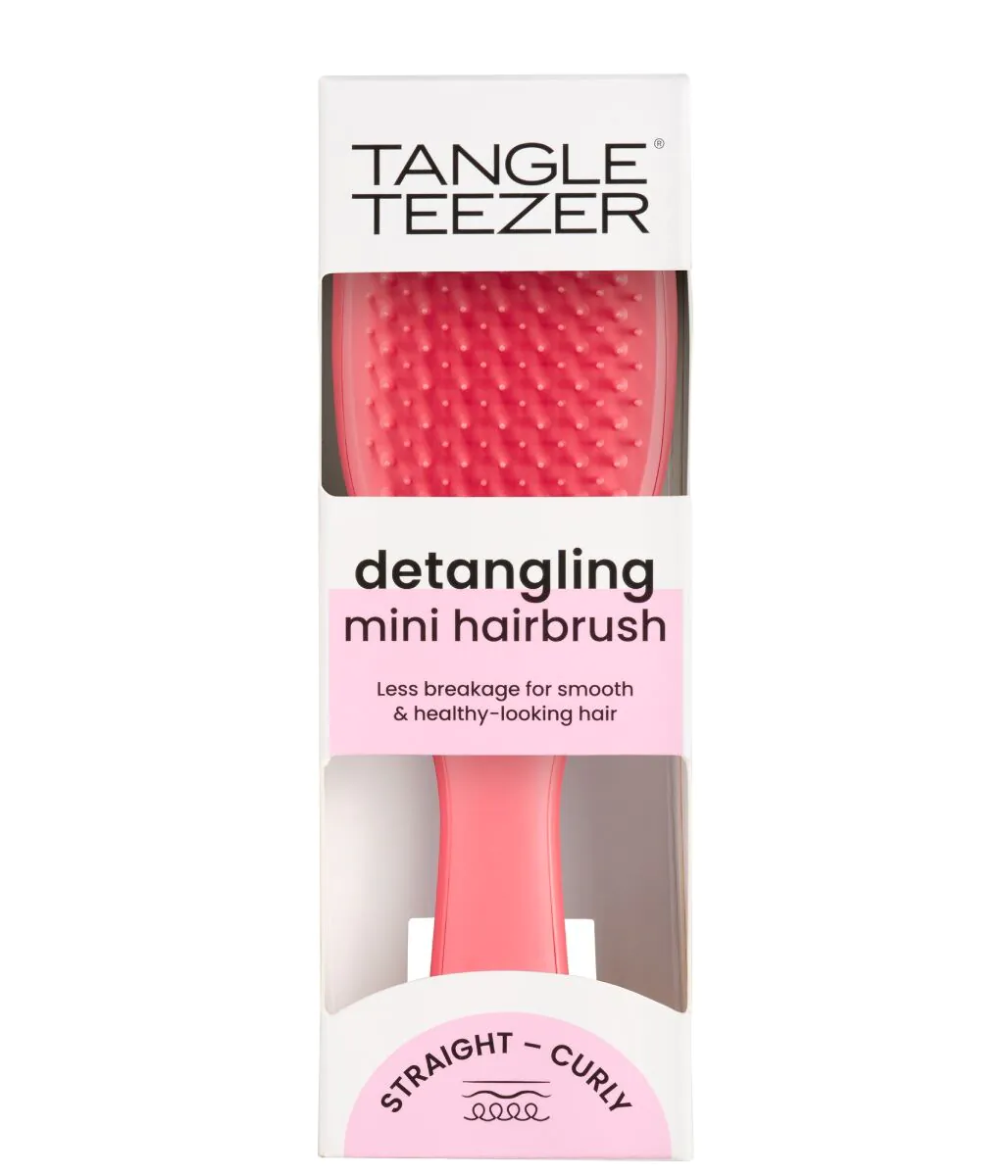 „Tangle Teezer Mini Detangler Pink Punch“ plaukų šepetys