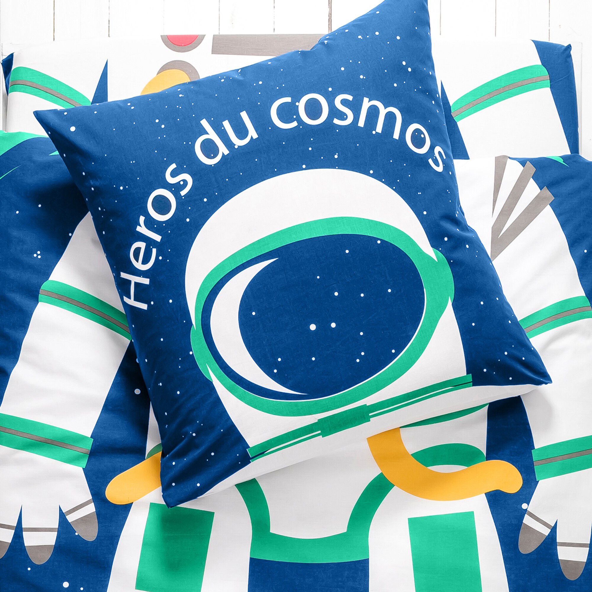 Linge de lit enfant déguisement Cosmos en coton