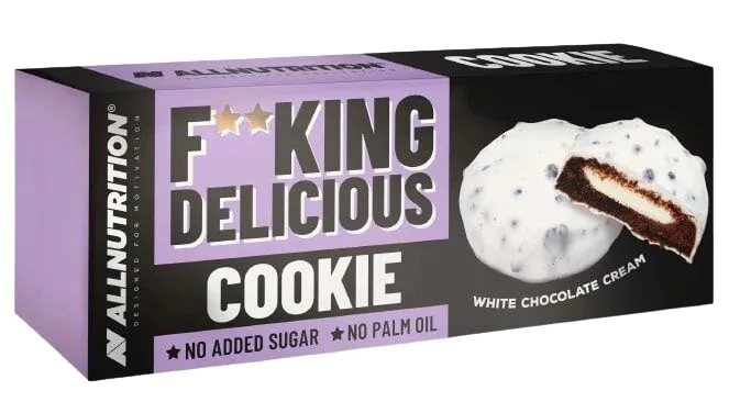 Allnutrition Fitking Delicious White Chocolate Cream - Cookie 128 g