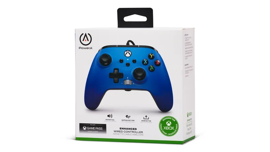 PowerA Enhanced Wired Controller für Xbox Series X|S - Sapphire Fade