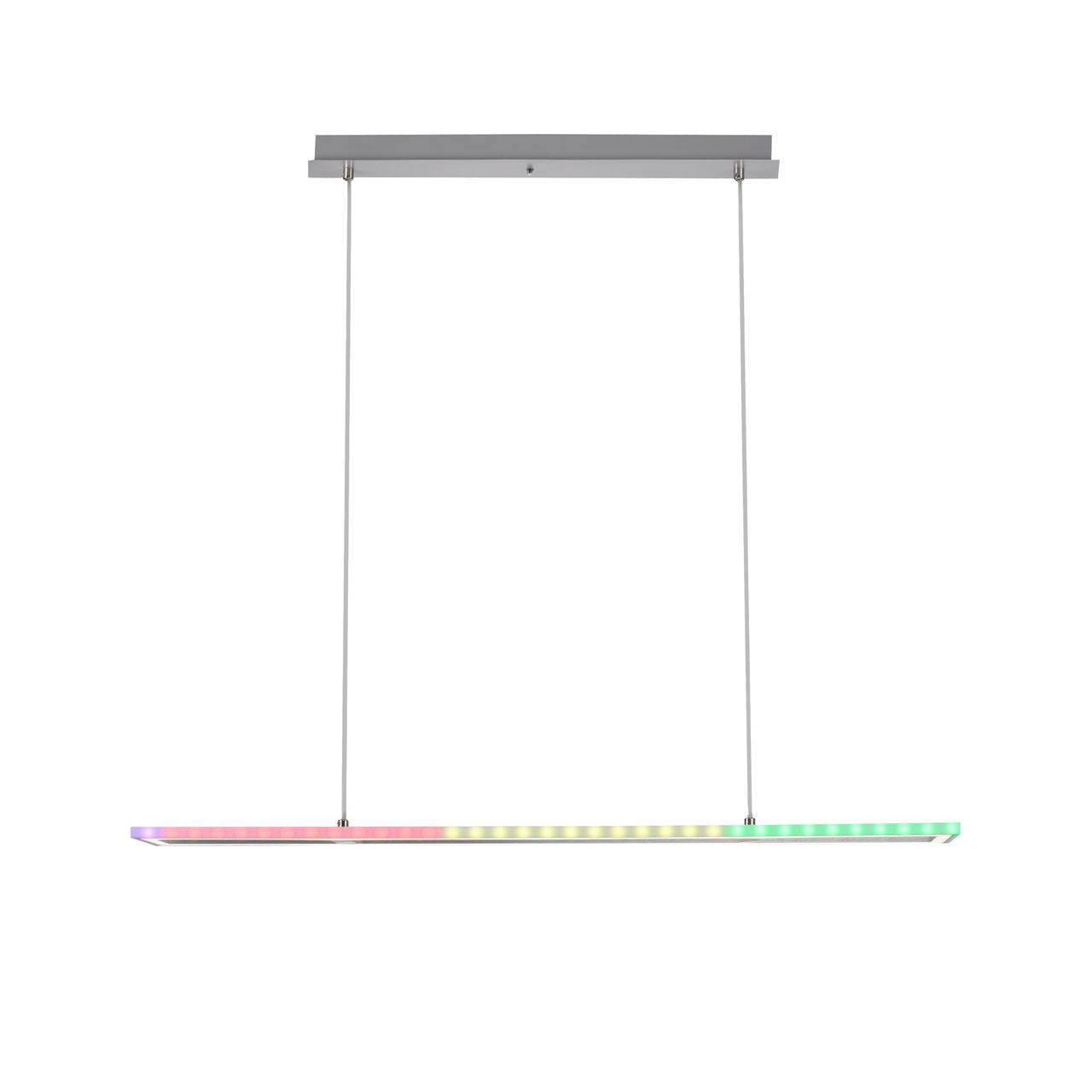 JUST LIGHT LeuchtenDirekt LED Pendelleuchte FELIX60, Downlight: CCT, Sidlight: RGB, dimmbar, IR-Fernbedienung, IP20