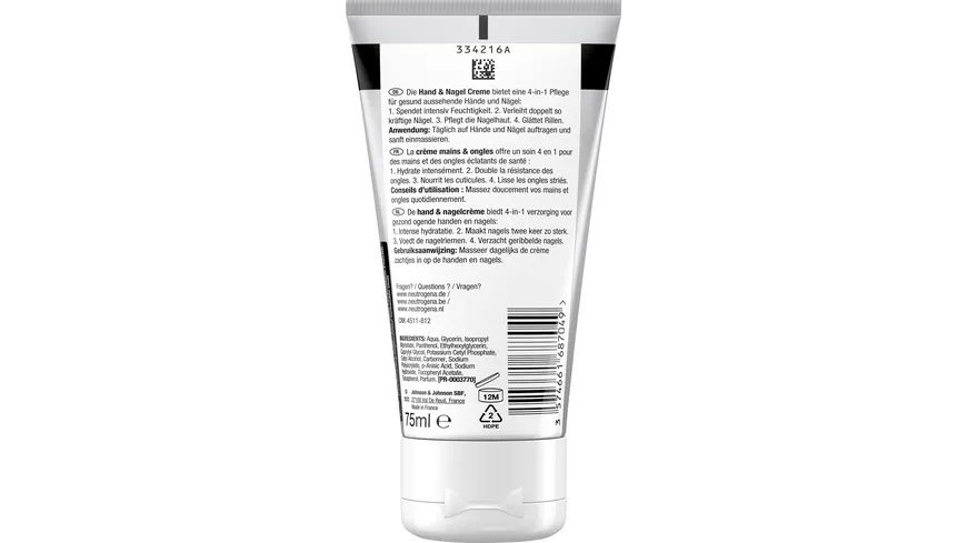 Neutrogena Norwegische Formel Hand & Nagel Creme 75 ml