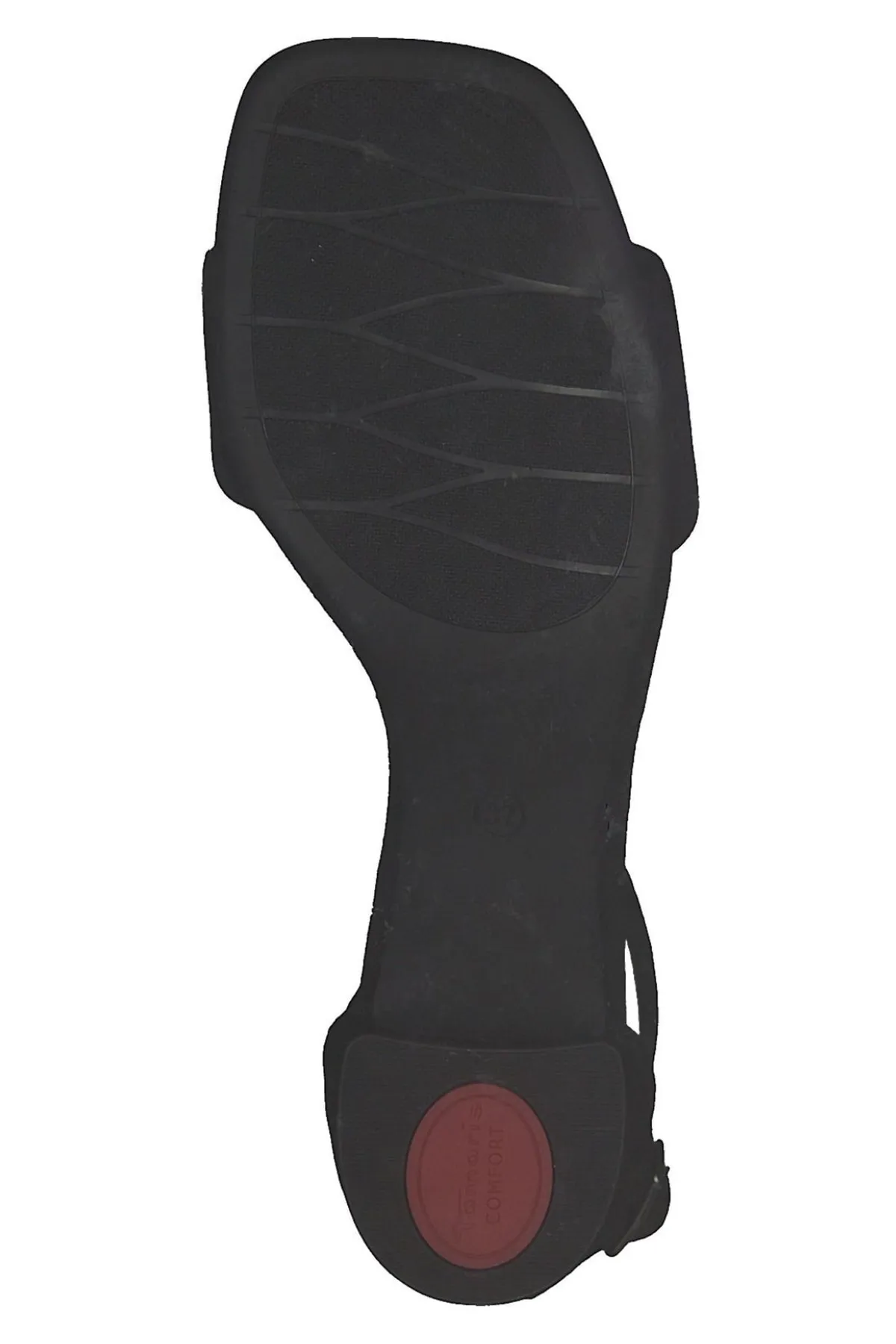 Tamaris Comfort  Sandalette - Schwarz - Blockabsatz