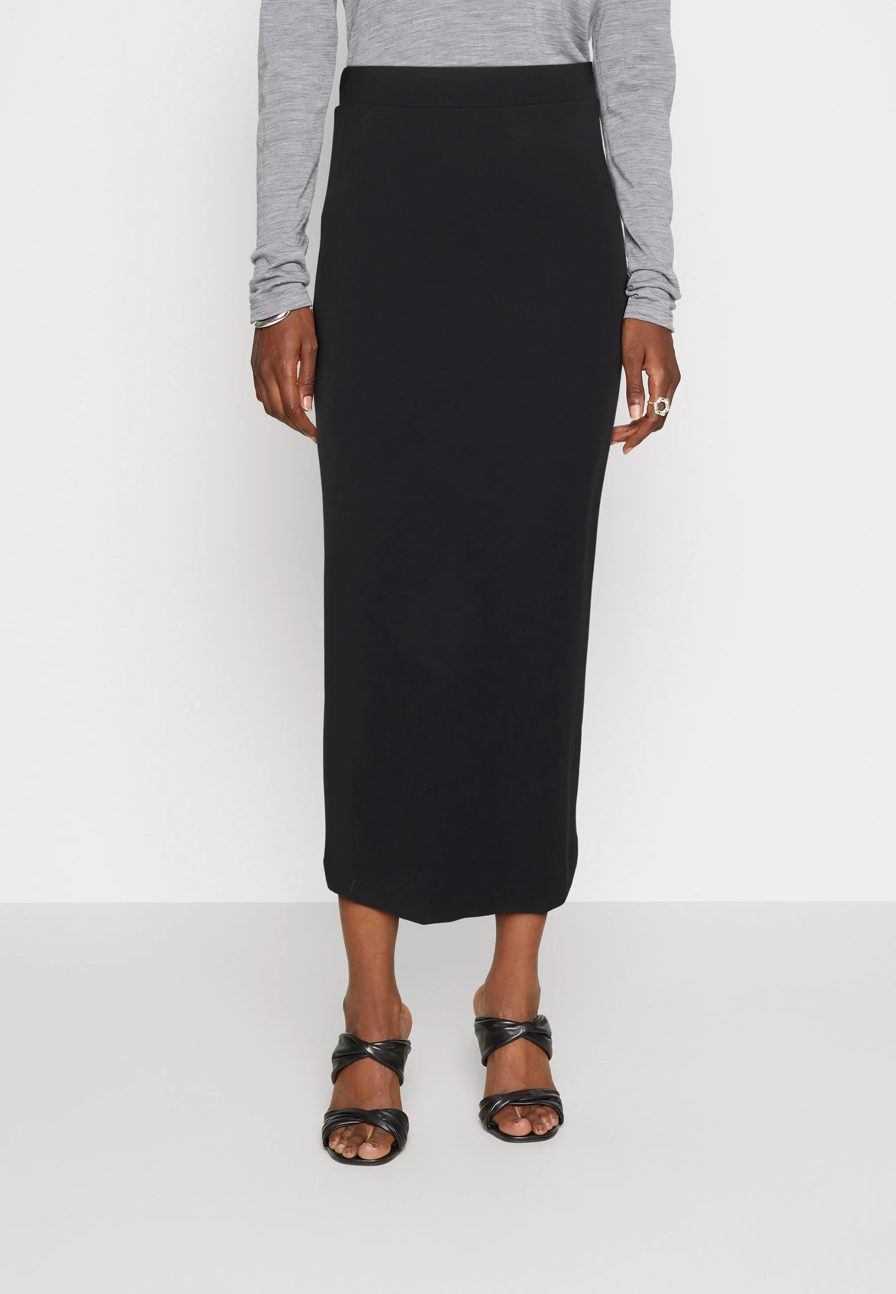 Selected Femme SLFSHELLY ANKLE SKIRT - Falda larga