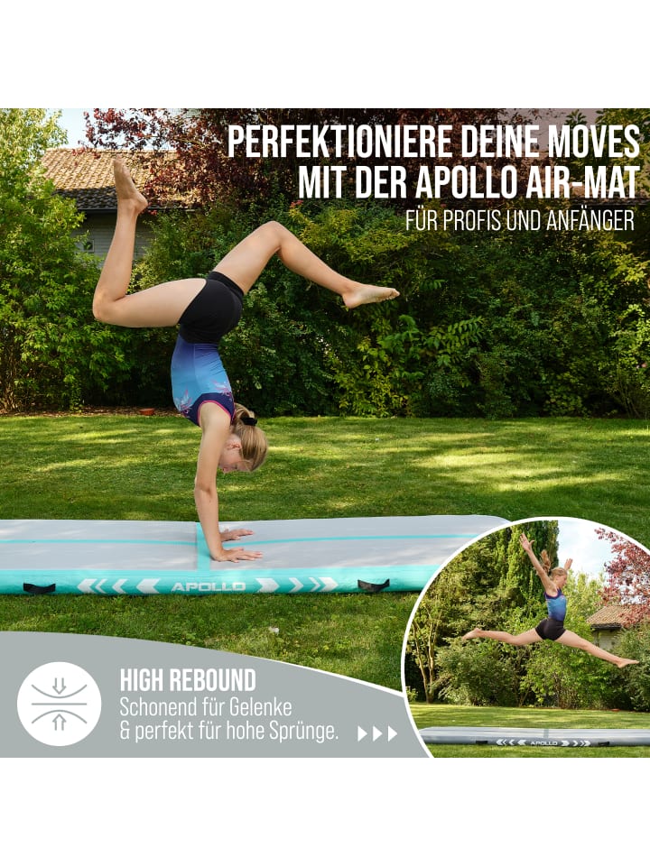 Apollo Airtrack Matte für Yoga, Pilates , Gymnastik 
