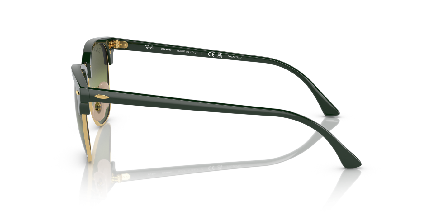 CLUBMASTER CHROMANCE - Verde lustruit pe auriu, argintiu/verde