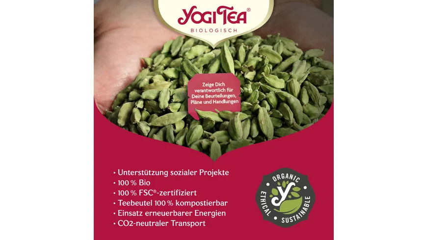 YOGI TEA Bio Geürzteemischung Tulsi Gelassenheit 34 g