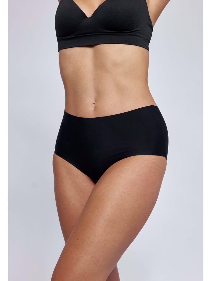 SNOCKS High Waist Hipster aus Mikrofaser 3 Stück in Schwarz günstig kaufen