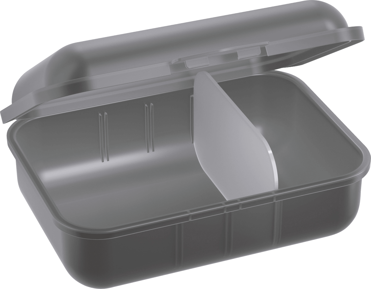 Set Lunchbox und Flasche VIVA anthrazit, 1 St