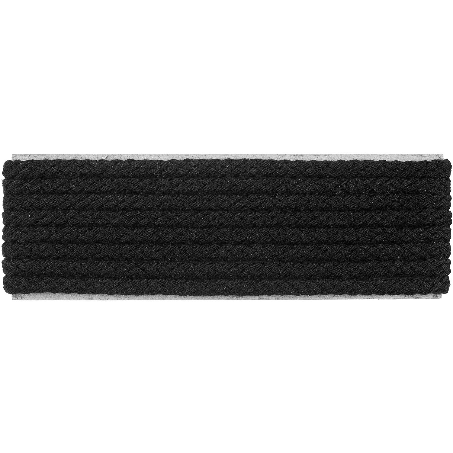 buttinette Kordel für Bekleidung, schwarz, 4 mm Ø, Länge: 4 m