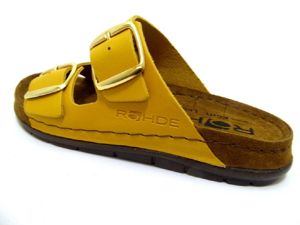 ROHDE Komfort Sandalen gelb