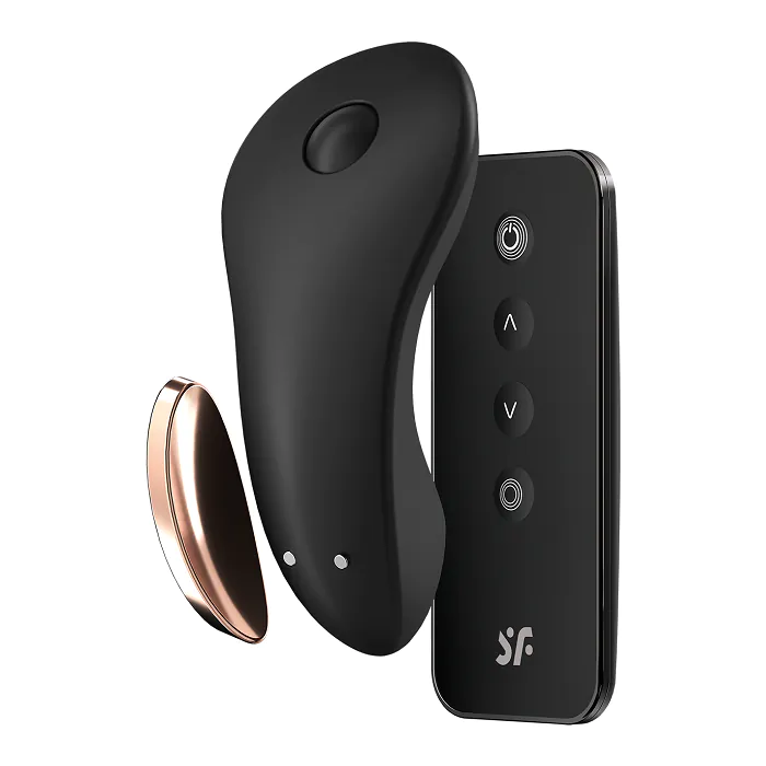 Satisfyer masažer Little Secret Connect aplikacija crna