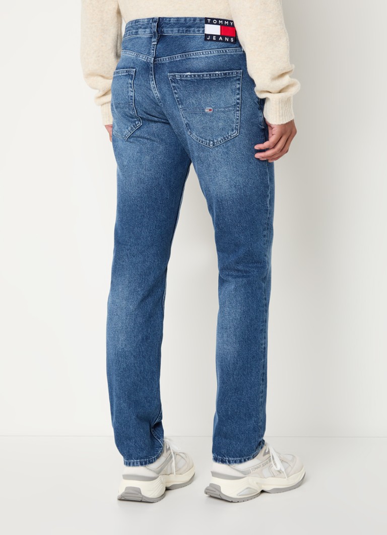 Tommy Hilfiger Scanton -slim fit -farkut, joissa tumma pesu