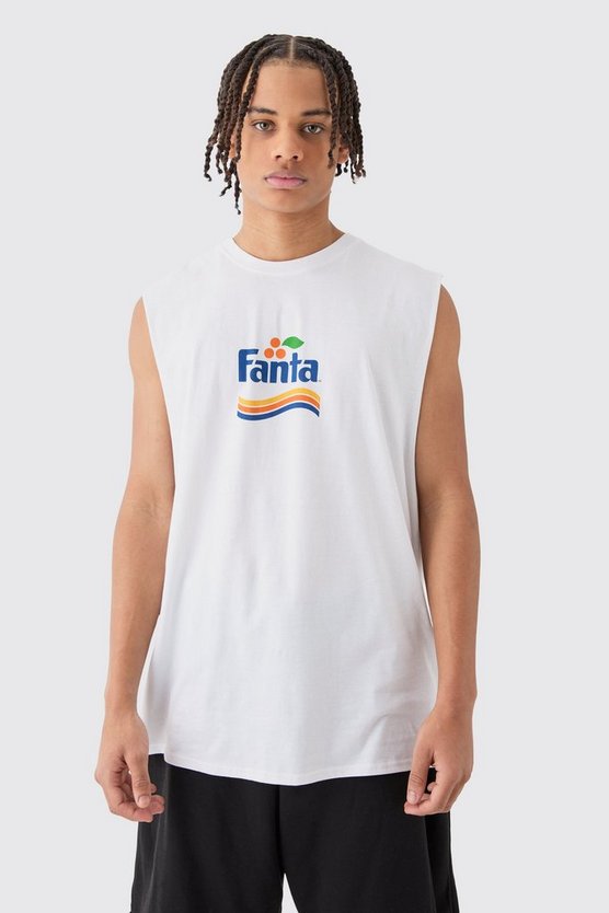 Oversize Tanktop mit lizenziertem Fanta Print