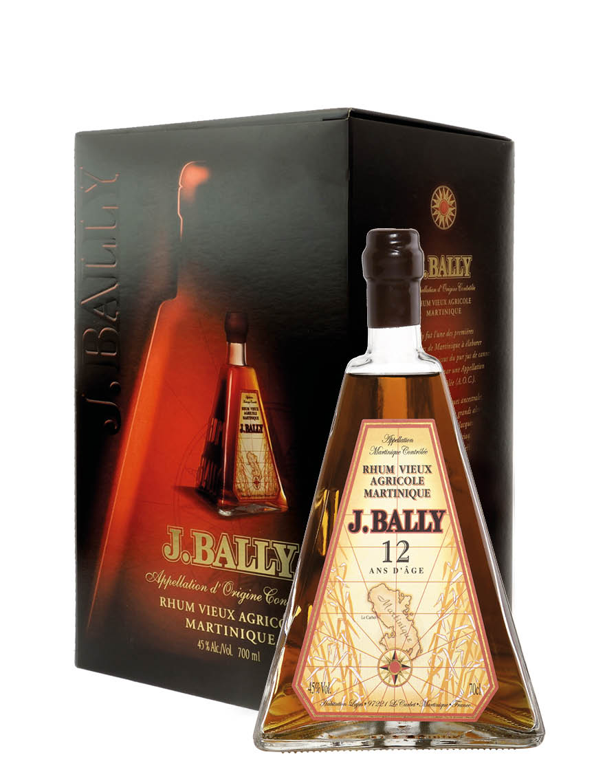 Martinique AOC 12 Year Old Rhum Vieux Agricole J. Bally 0,7 ℓ, En Étui
