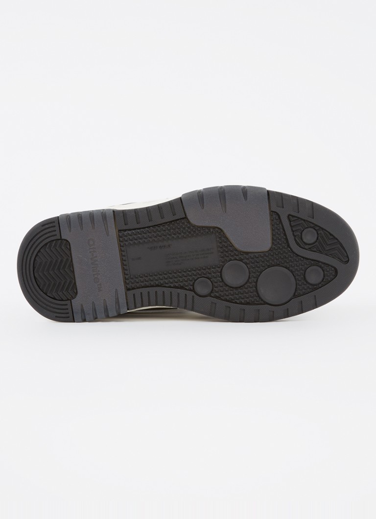 Off-White Out Of Office Ledersneaker mit Farbblockierung