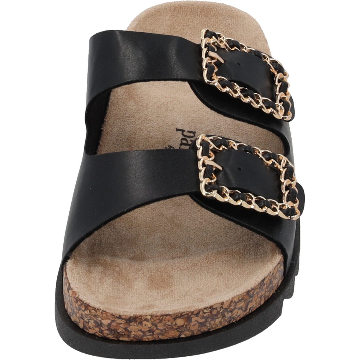 Palado Igies by Sila Sahin, Plateau-Pantoletten, Damen, Schwarz