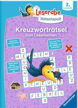Leserabe: Kreuzworträtsel zum Lesenlernen (2. Lesestufe)