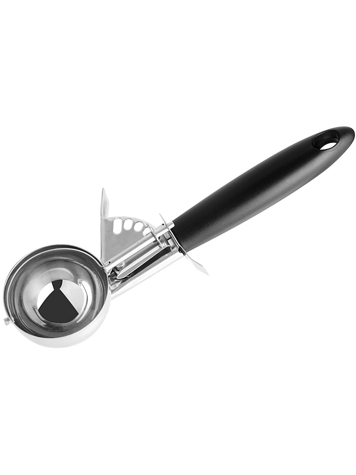 Fackelmann Eisportionierer in Schwarz/ Silber - (L)22 cm günstig kaufen onesize