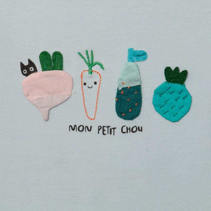 Tee-shirt bébé fille légumes Catimini