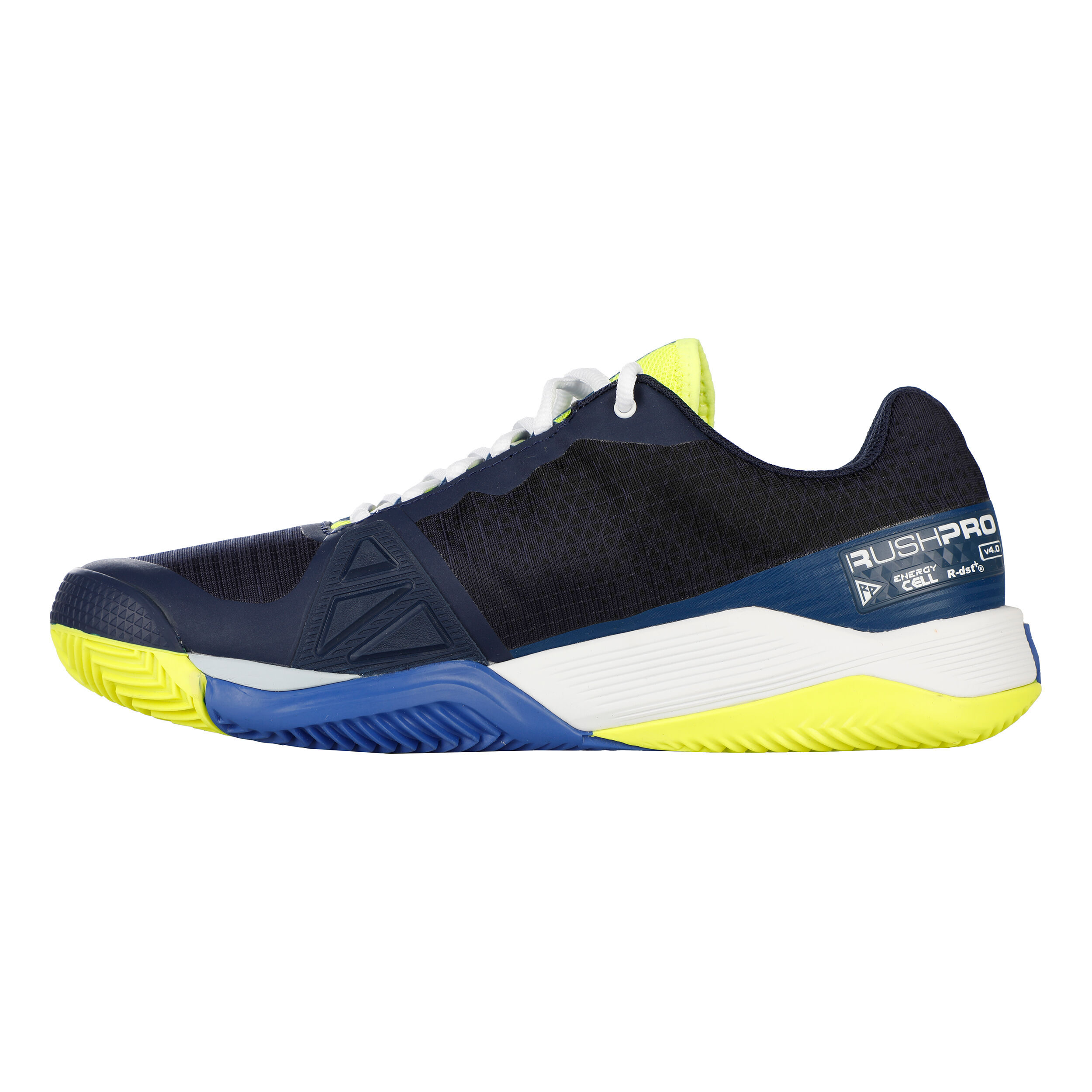 Rush 4.0 Sandplatzschuh Herren - Dunkelblau, Gelb