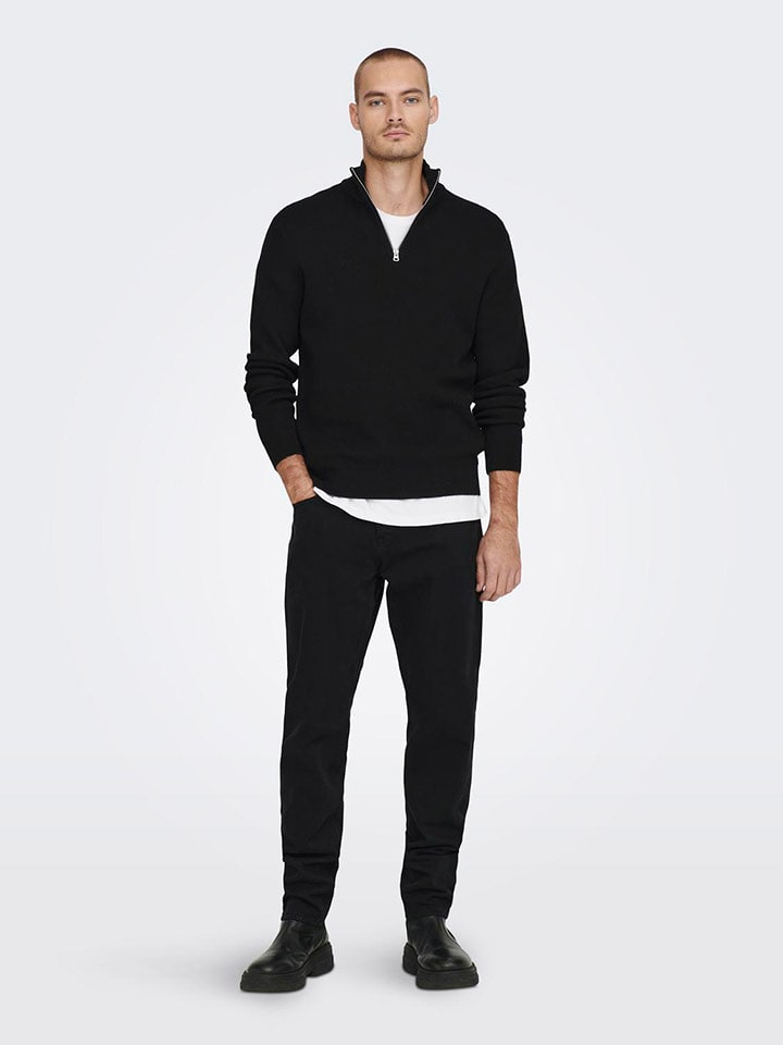 ONLY & SONS Pullover in Schwarz günstig kaufen