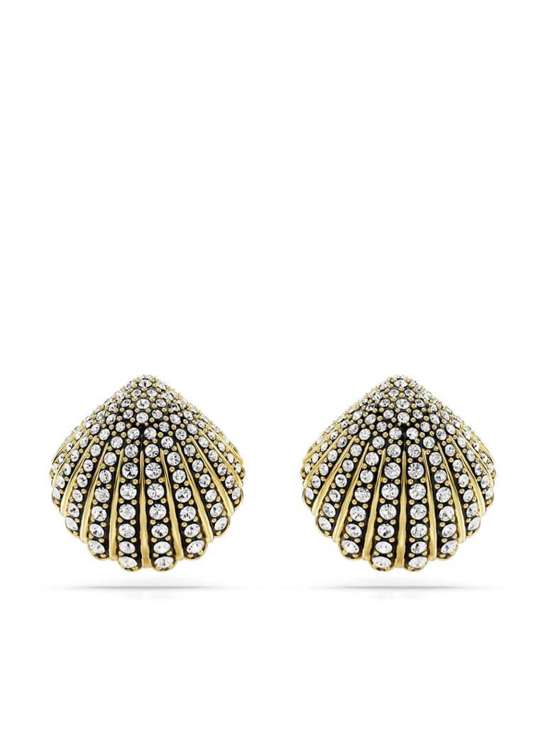 Orecchini a lobo Swarovski Idyllia placcati in oro