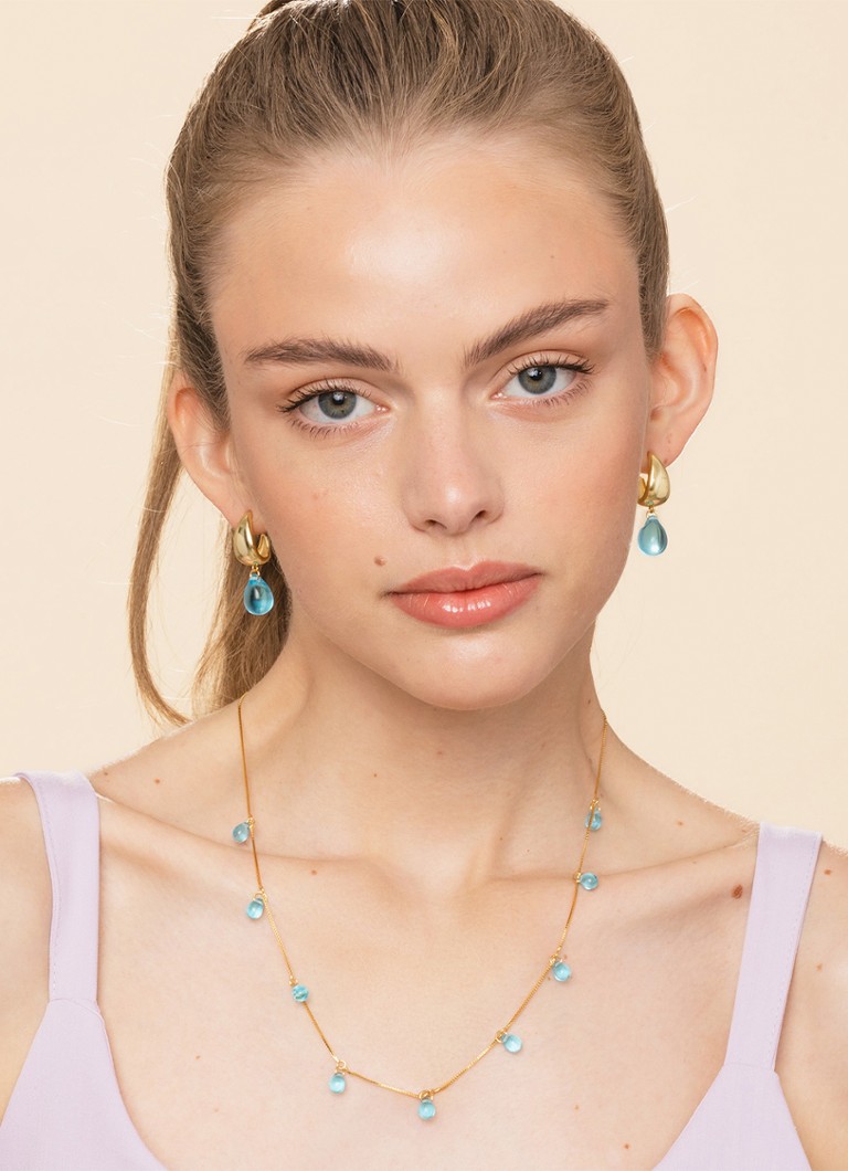 ANNELE Bubblicious gold-plated necklace