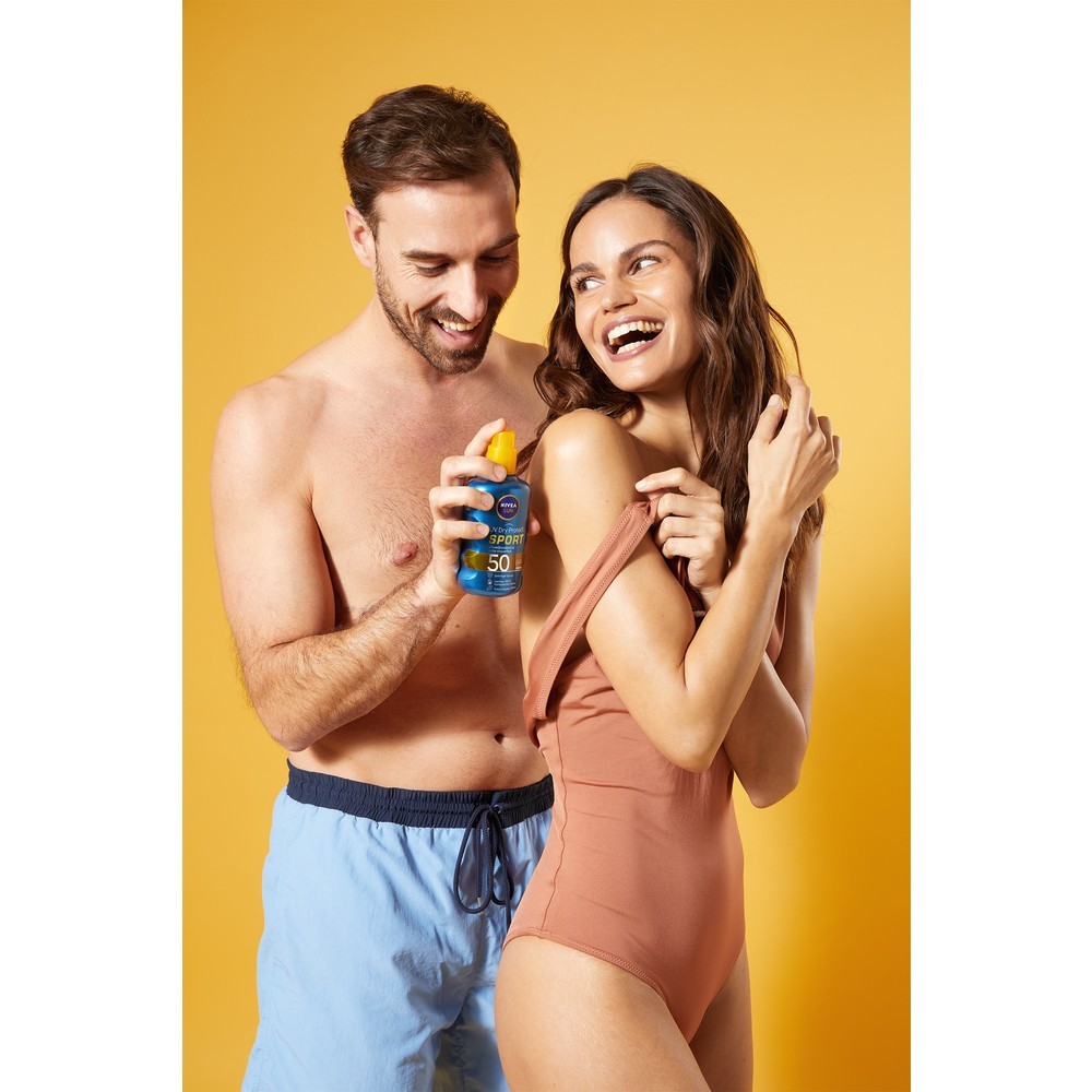 UV Dry Protect Sport Transparentes Spray LSF 50