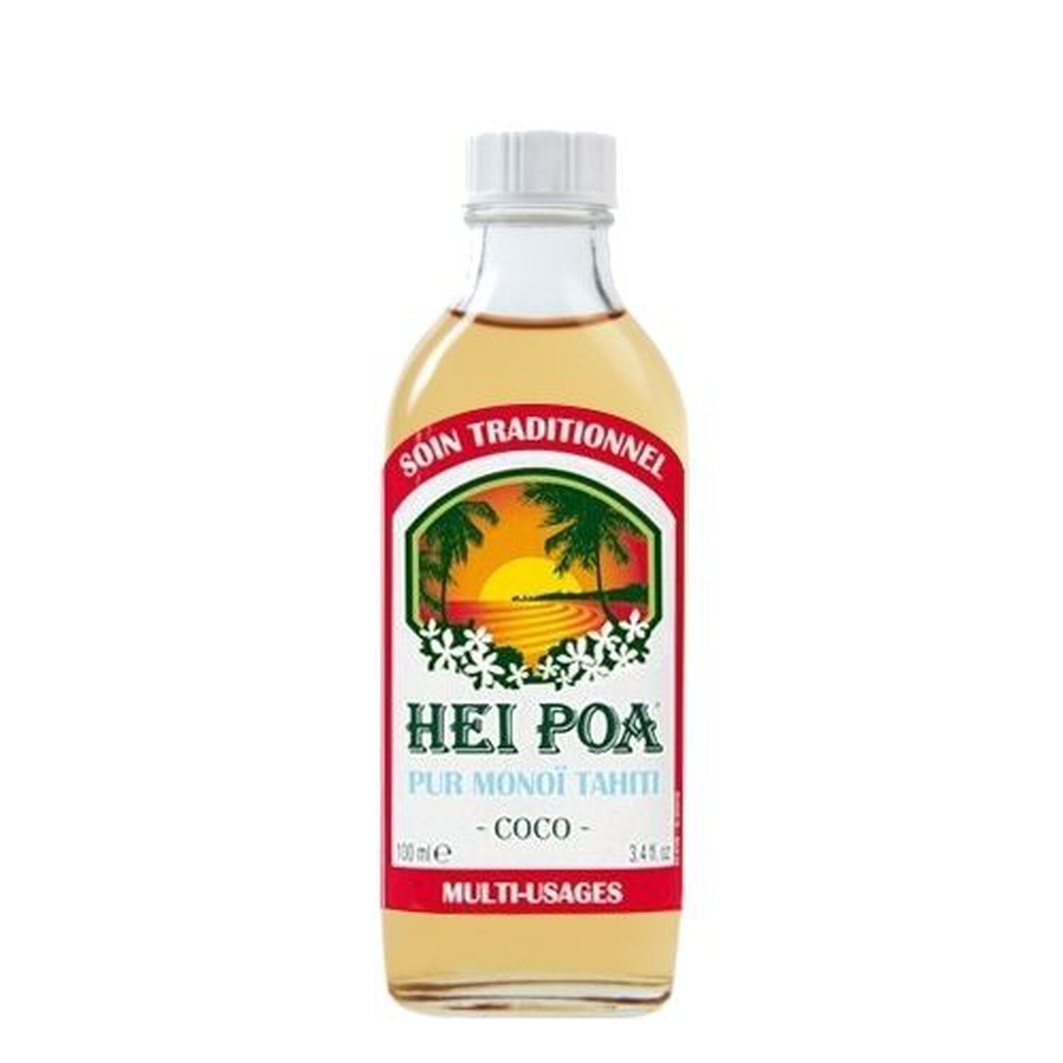 Hei Poa Pur Monoï de Tahiti Parfum Coco 100 ml