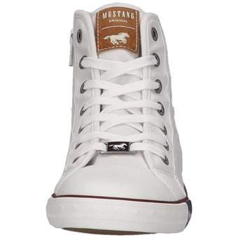 Mustang Sneaker High in weiß