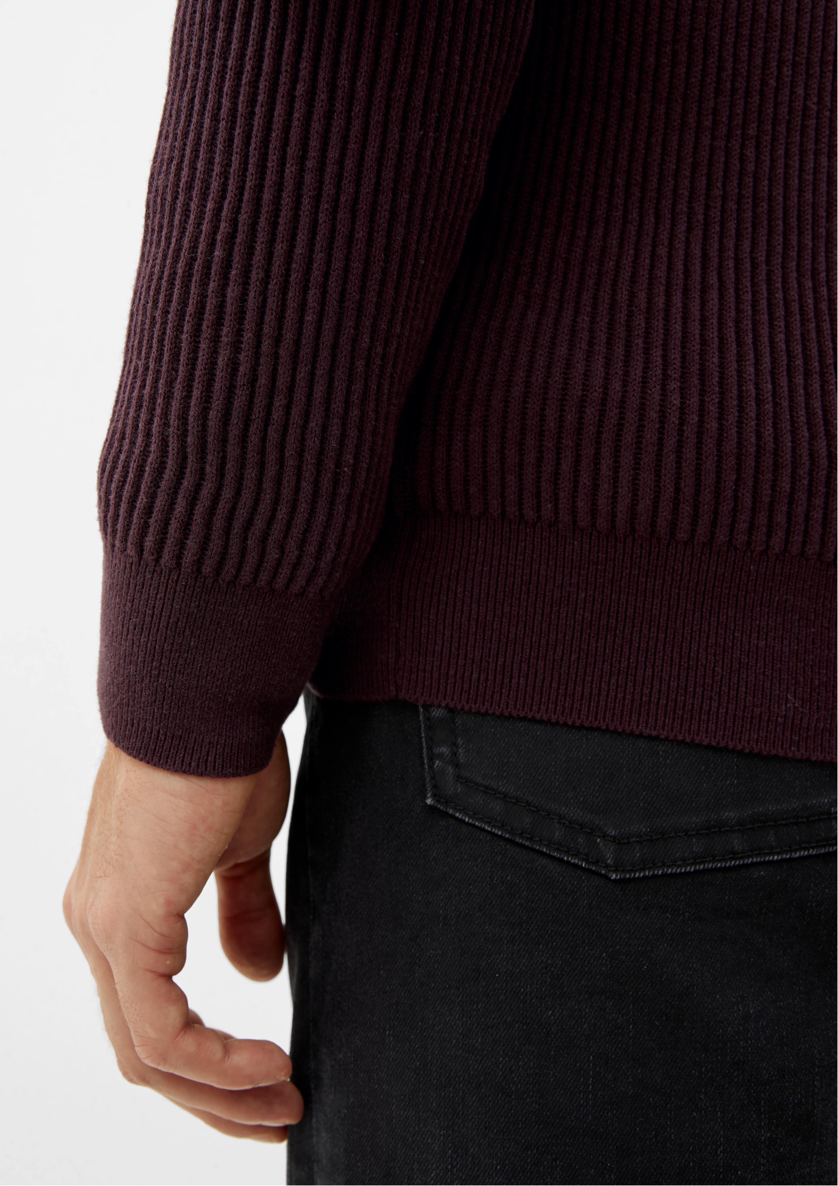 Strickpulli mit Rippstruktur  2124528-4991