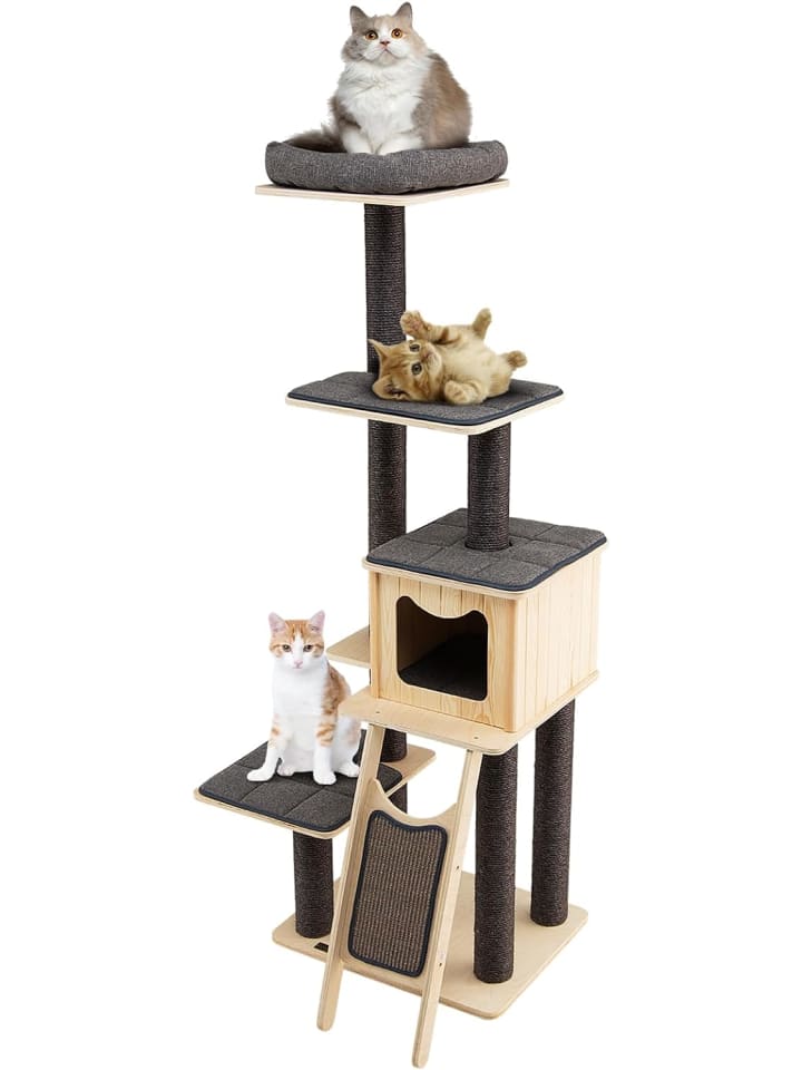 COSTWAY 175cm Kratzbaum in Beige günstig kaufen onesize