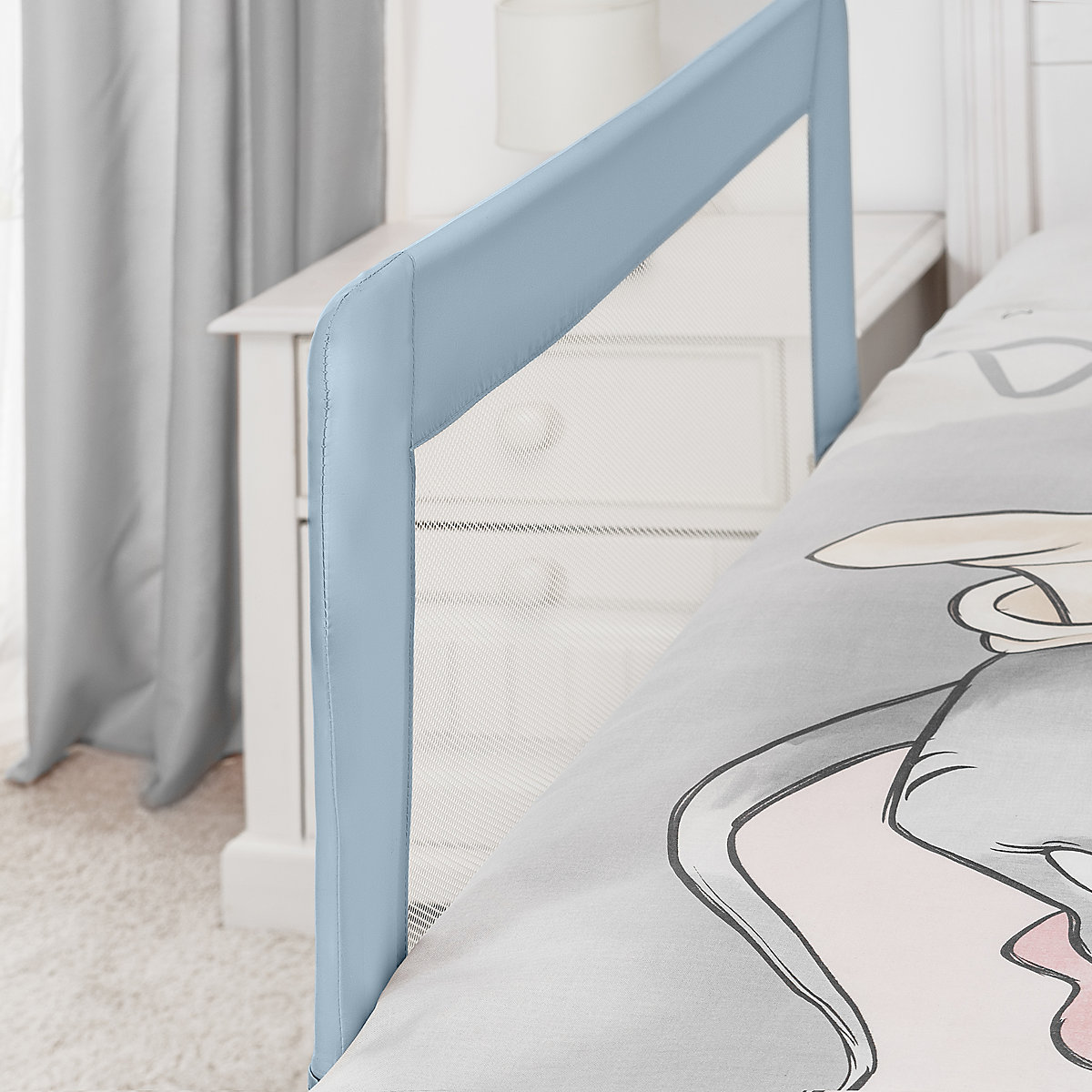 Sleep'n Keep XL Bettgitter, 150 cm, Farbe Blaugrau