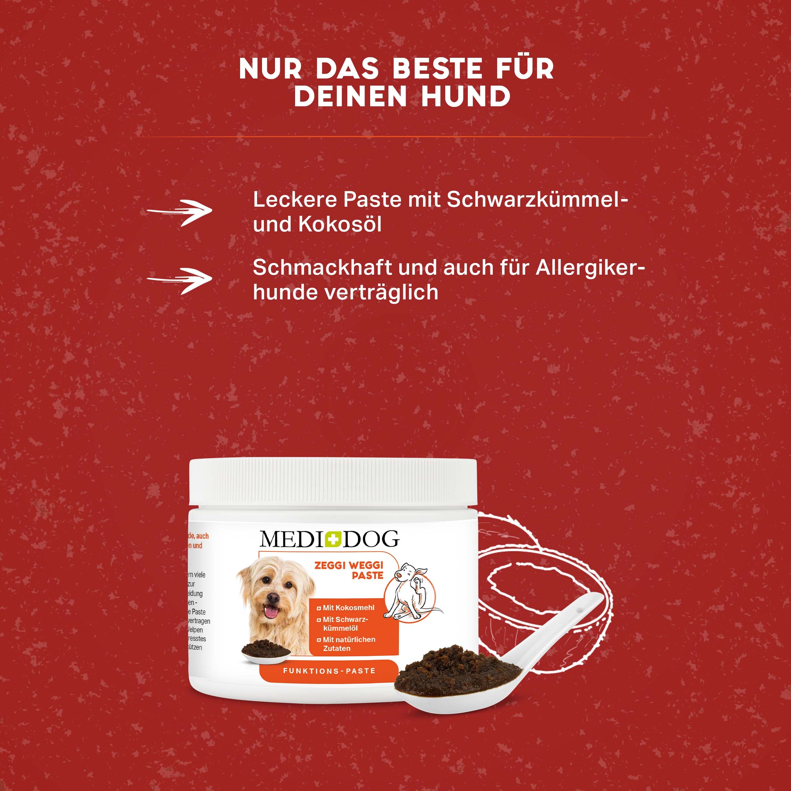 MediDog Ergänzungsfutter & Aufzucht MediDog Zeggi Weggi Paste