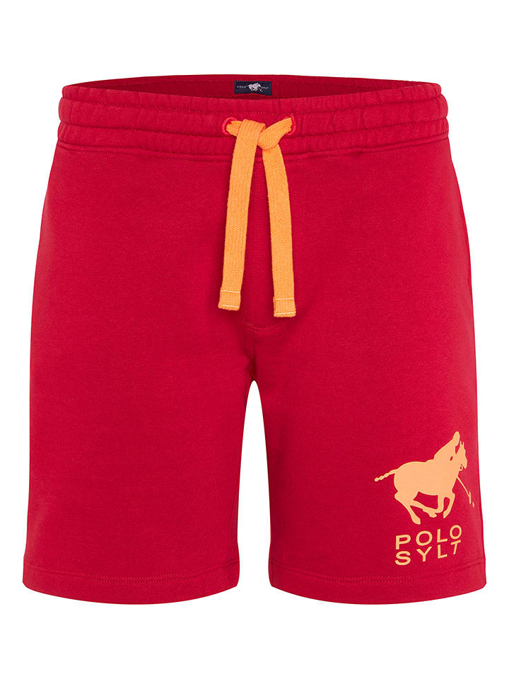 Polo Sylt Shorts in Rot günstig kaufen