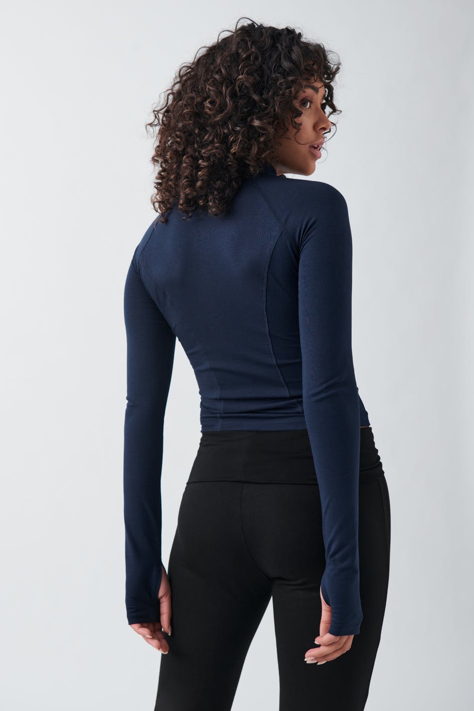 Soft touch zip jacket