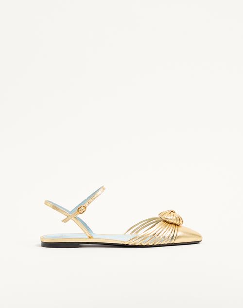 Coeur Royal Ballerina em Nappa Laminada