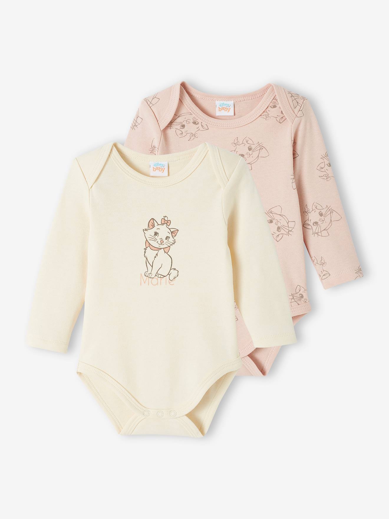 Disney 2er-Pack Baby Bodys Disney ARISTOCATS MARIE - vanille