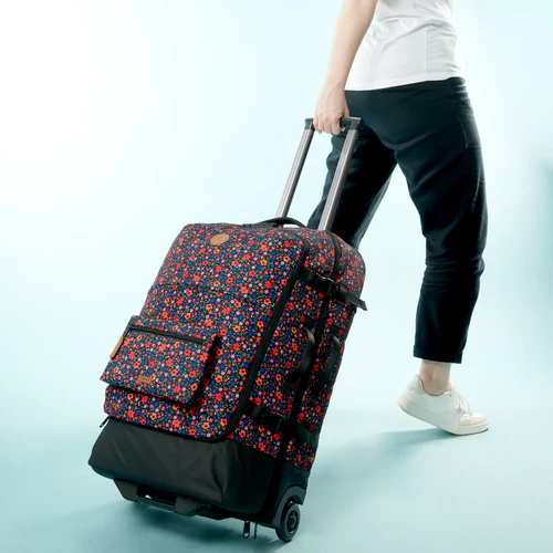 Maupiti medium 2-wheel soft suitcase, red