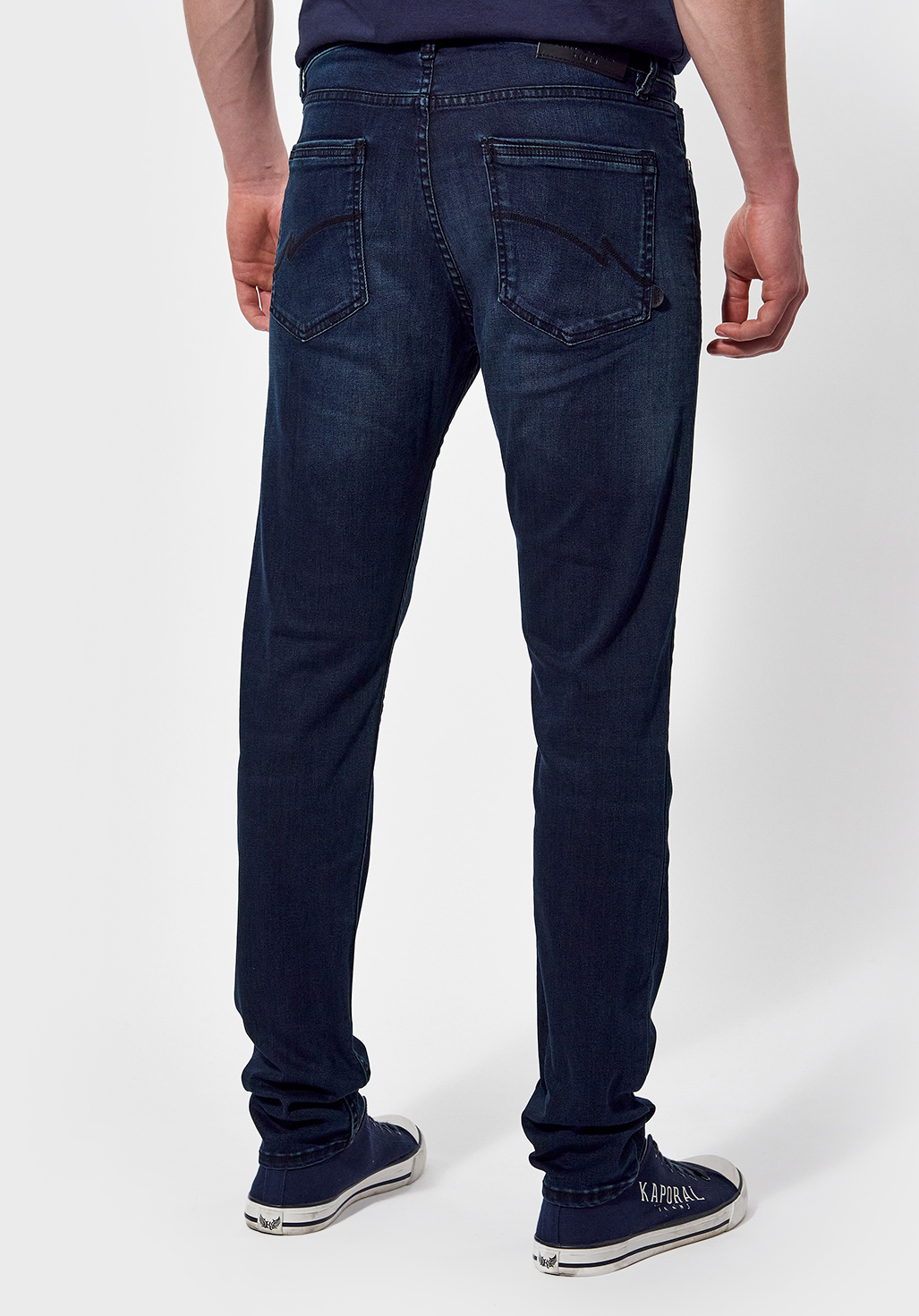 DARKK  Jean slim  Homme bleu légèrement délavé