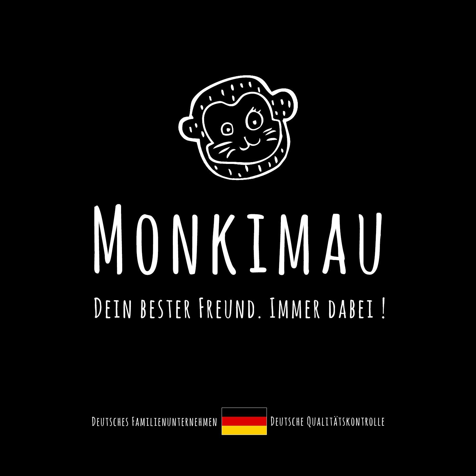 Monkimau Hunde-Halsband Hundehalsband aus Leder mit Nieten, Leder